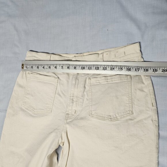 Madewell The Perfect Vintage Wide Leg Women Jean Size 32 Ivory - Picture 11 of 13